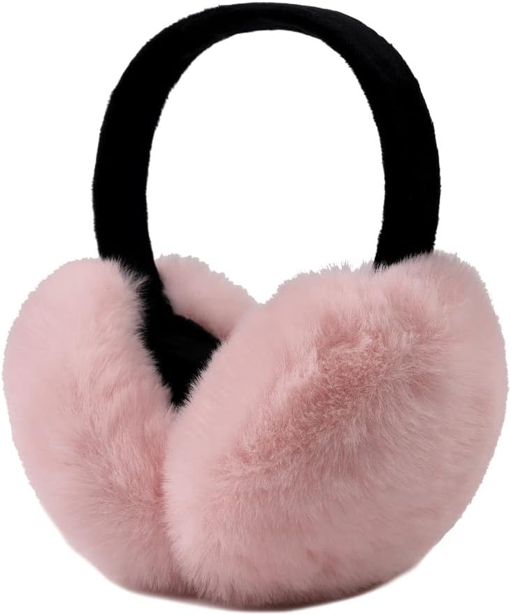 Peecabe Winter Women Earmuffs Faux Fur Girls Ear muffs Warm Unisex Kids Ear Covers Foldable Outdoor Boy Ear Warmers for Women - Image 1